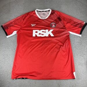 Charlton Athletic Home Jersey Adult Size 4xl Red Reebok Greenwich